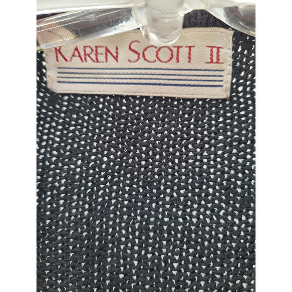 Vintage Amanda Smith II 90s Gold Beaded Embroidered Pullover Dressy Sweater - Picture 4 of 10